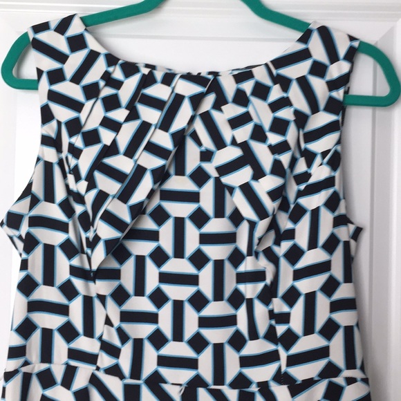 Blue, black, and white Dress size 14 - Picture 2 of 4